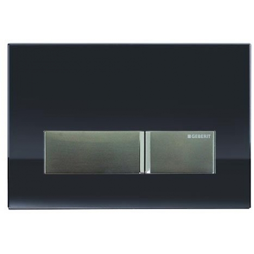 Geberit 115.600.SJ.1 смывн.клавиша SIGMA40 стекл-черн-алюм