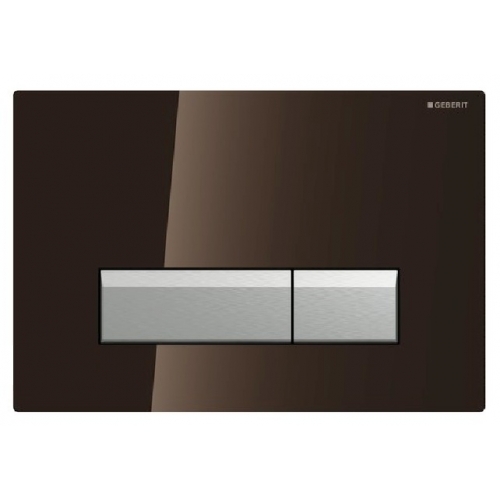 Geberit 115.600.SQ.1 смывная клавиша SIGMA 40 умбра-алюм