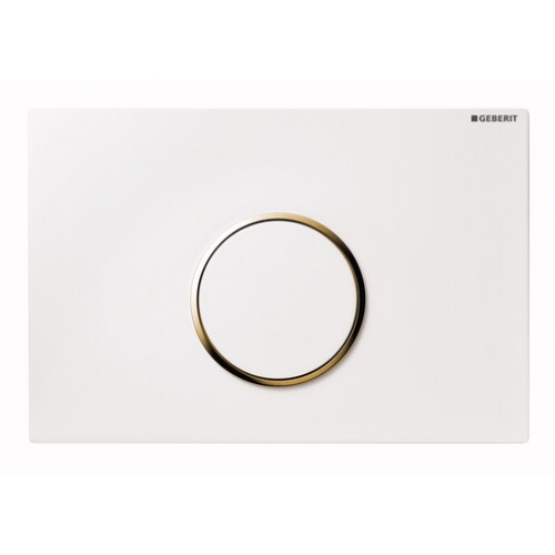 Geberit 115.758.KK.5 смывная клавиша SIGMA 10 бел-позолота