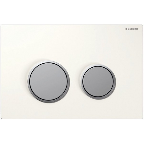 Geberit 115.778.KL.1 смывная клавиша SIGMA20 бел-хром матовый