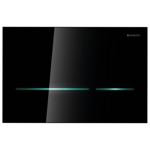 Geberit 116.090.SG.1 смывная клавиша SIGMA 80 черное стекло