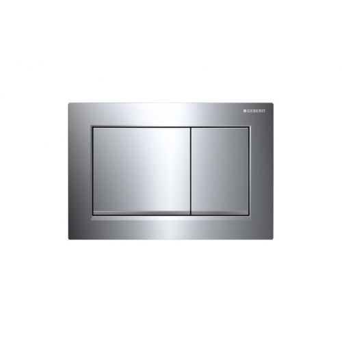 Geberit Смывная клавиша OMEGA30 (хром глянц, хром мат, хром глянц) Арт 115.080.KH.1