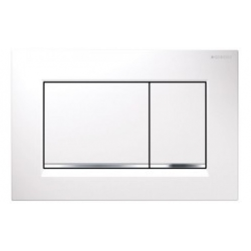 Geberit смывная клавиша SIGMA30 (белый/глянцевый хром) Арт 115.883.KJ.1