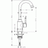 Hansgrohe Talis Classic смеситель для кухни 14858000