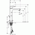 Hansgrohe HG Metris смеситель для раковины HR 200 мм 31183000