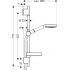 Hansgrohe Душ.стойка Raindance S 100 Air 3jet/U'S 0.65 м 27882000