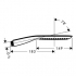Hansgrohe Ручной душ PuraVida 120 Baton 1jet 28558000