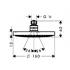 Hansgrohe 27450000 Верхний душ Croma 160