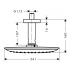 Hansgrohe 27390400 Верхний душ PuraVida 400 мм