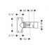 Hansgrohe 15970180 Запорный вентиль