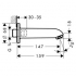 Hansgrohe 13414000 Излив для ванны 3/4