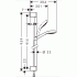 Hansgrohe Душевой набор Croma Select S 100 Vario/UC 0.9 м 26572400