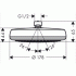Hansgrohe Верхний душ Crometta 160 1 jet 26577000 Hansgrohe Верхний душ Crometta 160 1 jet 26577000