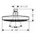 Hansgrohe Верхний душ Croma Select S 180 2jet 26522400