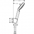 Душевой набор Crometta 1jet, 1,60 м Hansgrohe 26567400