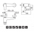 Nobili SKY смеситель для душа Арт SY 97130 CR