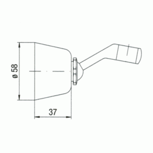 Nobili держатель ручного душа Арт AD148/1 CR
