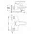 Смеситель для ванны PLAYA B9293AA Ideal Standard
