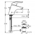 Смеситель для раковины Tonic A5270AA Ideal Standard