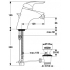 Смеситель для биде Tonic A5272AA Ideal Standard Смеситель для биде Tonic A5272AA Ideal Standard