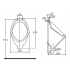 Писсуар ECCO W390501 Ideal Standard