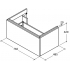 Тумба под раковину STEP T7226WG Ideal Standard Тумба под раковину STEP T7226WG Ideal Standard