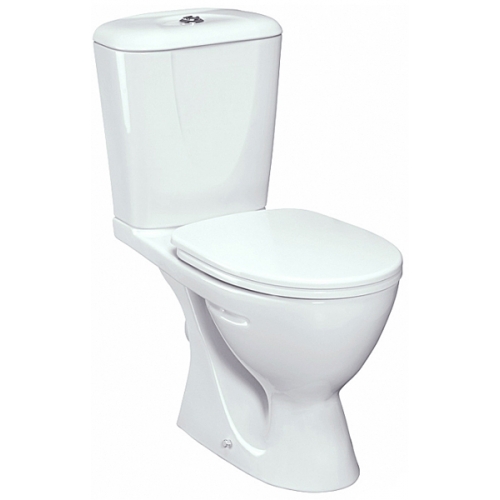 Ideal Standard Эко Нью унитаз-компакт, горизонтальный выпуск, сиденье и крышка с микролифтом