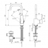 Сераплан 3 смеситель для умывальника с высоким изливом Ideal Standart B0706AA