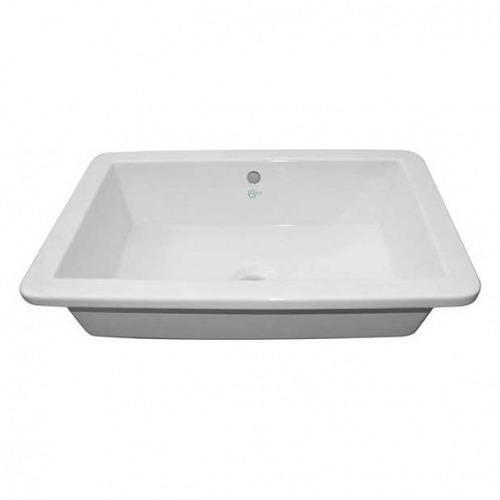 Страда умывальник 590 мм, встраиваемый под столешницу, без отверстий под смеситель, перелив Ideal Standart K077901