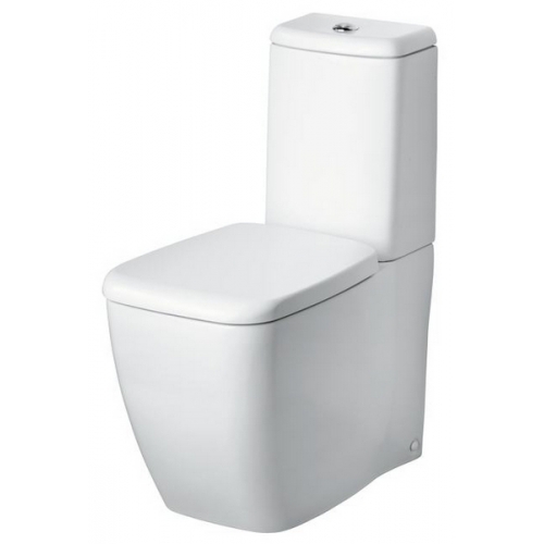 Вентуно унитаз напольный пристенный, с сиденьем и крышкой с микролифтом Ideal Standart T321501