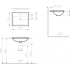 Vitra S20 раковина 55 см 5465B003