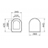 Vitra S50 сиденье для унитаза, микролифт Арт 72-003-309