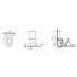 Vitra Zentrum унитаз напольный Open-back, комплект, сиденье микролифт Арт 9012B003-7204