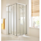 Hueppe Alpha дверь раздвижная 3-секц прозрачная 90x90x190
