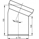 Муфта сливная для WC 22 гр Sanit 58.101.01