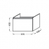 EB860-441 тумба под раковину ODEON UP для Е4732 67х48,5x45 (розов) Jacob Delafon
