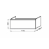 EB887-N18 тумба ODEON UP дляЕ4730 117х38.4x45 Jacob Delafon