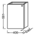 EB285-J5 тумбочка POP LAMINAR 40х24х59,1 Jacob Delafon EB285-J5 тумбочка POP LAMINAR 40х24х59,1 Jacob Delafon
