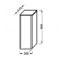 EB571DRU-270 полуколон REVE 30x80х40,9 (ясень) Jacob Delafon