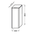 EB571DRU-HU полуколон REVE 30x80х40,9 (бел. брил) Jacob Delafon
