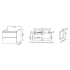 EB878-F83 тумбочка ODEON UP /57х48,5x53/ (серый натуральный) Jacob Delafon EB878-F83 тумбочка ODEON UP /57х48,5x53/ (серый натуральный) Jacob Delafon