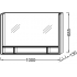 EB1182-NF зеркало TERRACE 100х13х68,5 Jacob Delafon