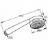 Kludi 6080005-00 Душевой гарнитур ZENTA 3S