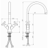 Смеситель для кухни KorDi 3205-F05
