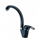Смеситель для кухни KorDi 1703L-C27 Черный Никель Хром