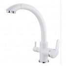 Смеситель для кухни KorDi 2382-L047 Белый под фильтр