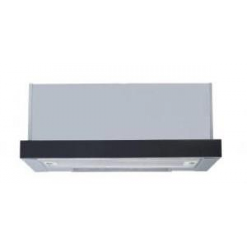 Вытяжка VS Light Glass Maunfeld 600 мм белый+фронтальная панель черное стекло