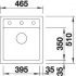 Blanco Мойка DALAGO 45 SILGRANITс клапаном-автоматом BL-517161