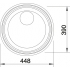 Blanco Мойка RONDOSOL-IF полированная нержавеющая сталь BL-514647