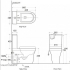 Унитаз Aquanet Rimless Nova-C1 BL-101N-TPT-A
